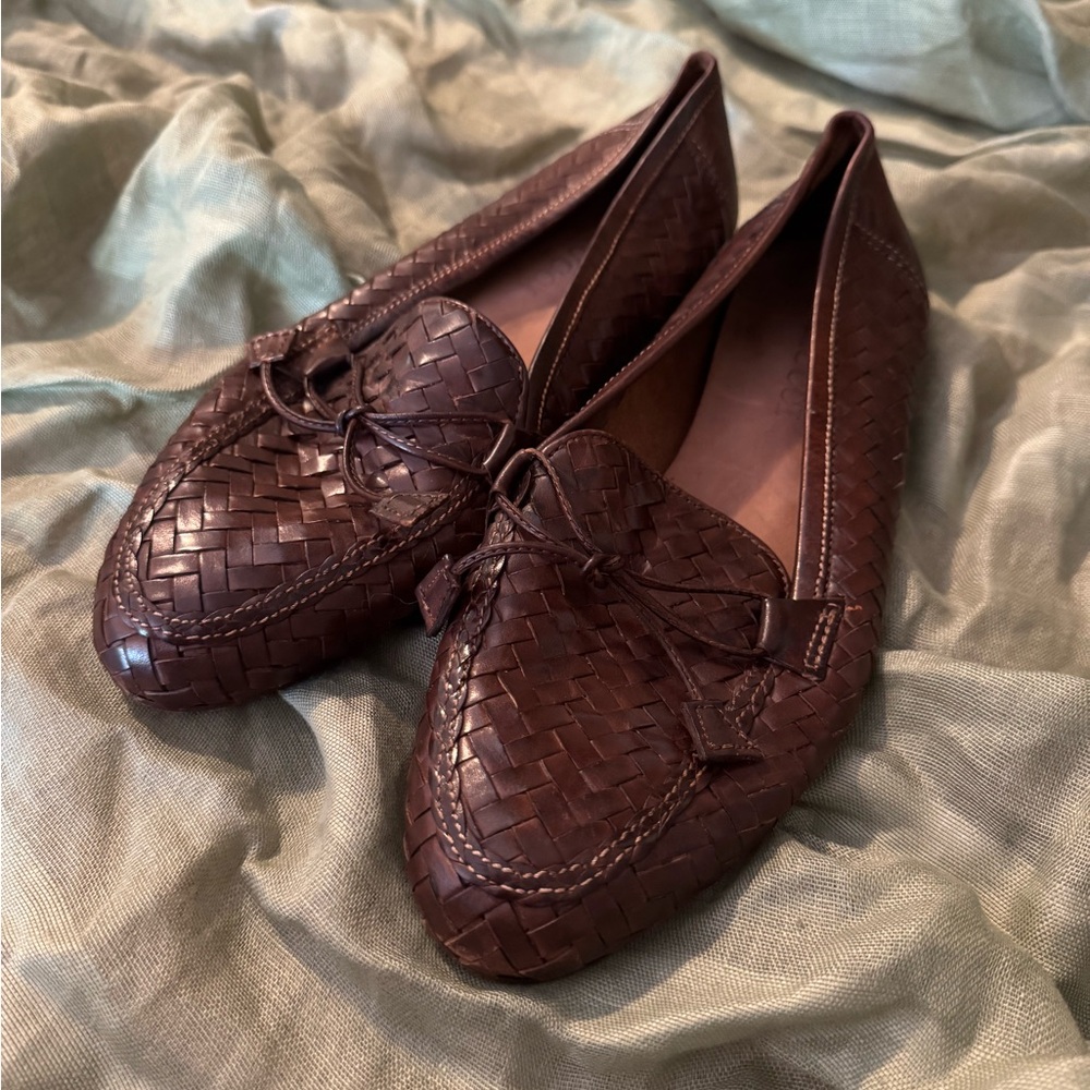 Vintage Brown Leather Sesto Meucci Loafers